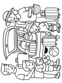 A család nyaralni megy