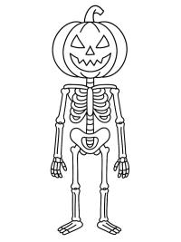 Halloweeni tökcsontváz