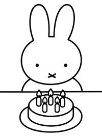 Miffy tortával