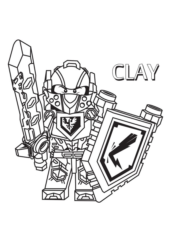 Clay (Nexo Knights) Kifestő