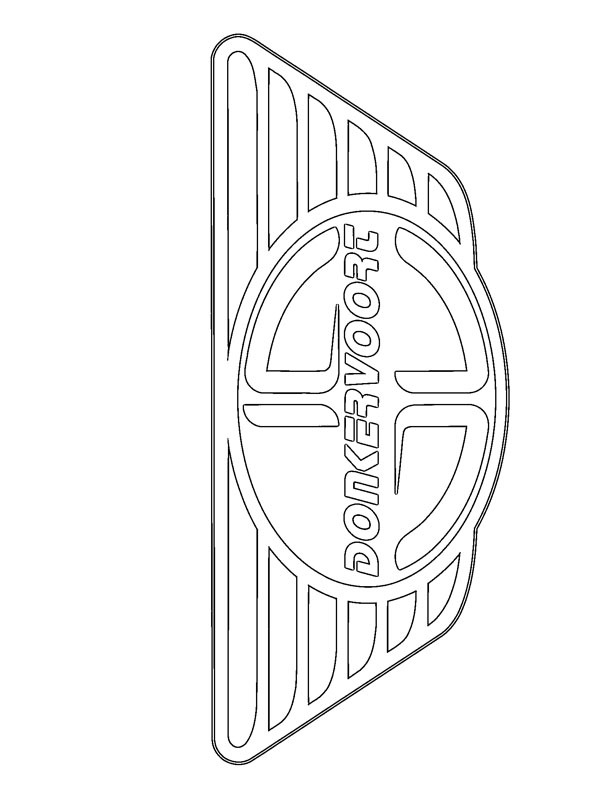Donkervoort logó Kifestő