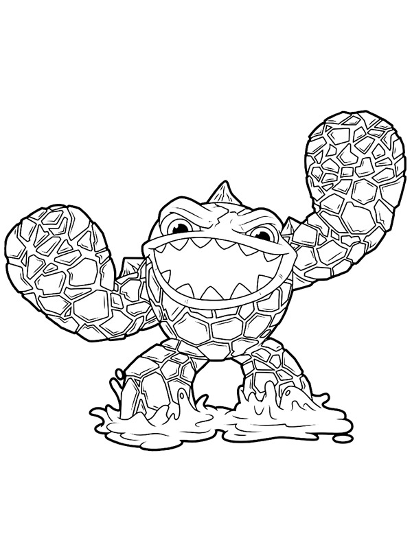 Eruptor Skylanders Kifestő