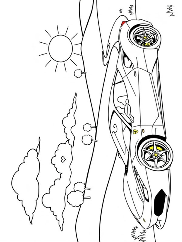 Ferrari 488 Kifestő