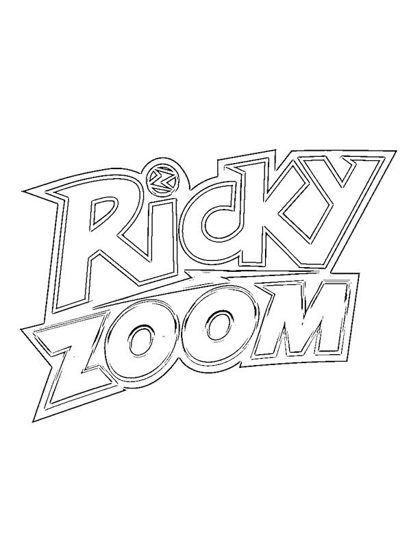 Ricky Zoom logó Kifestő