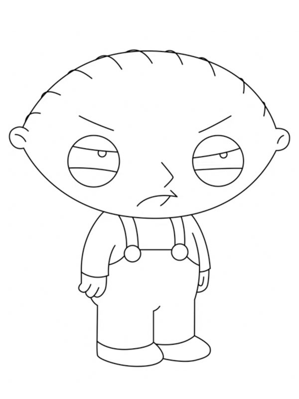 Stewie Griffin szomorú Kifestő